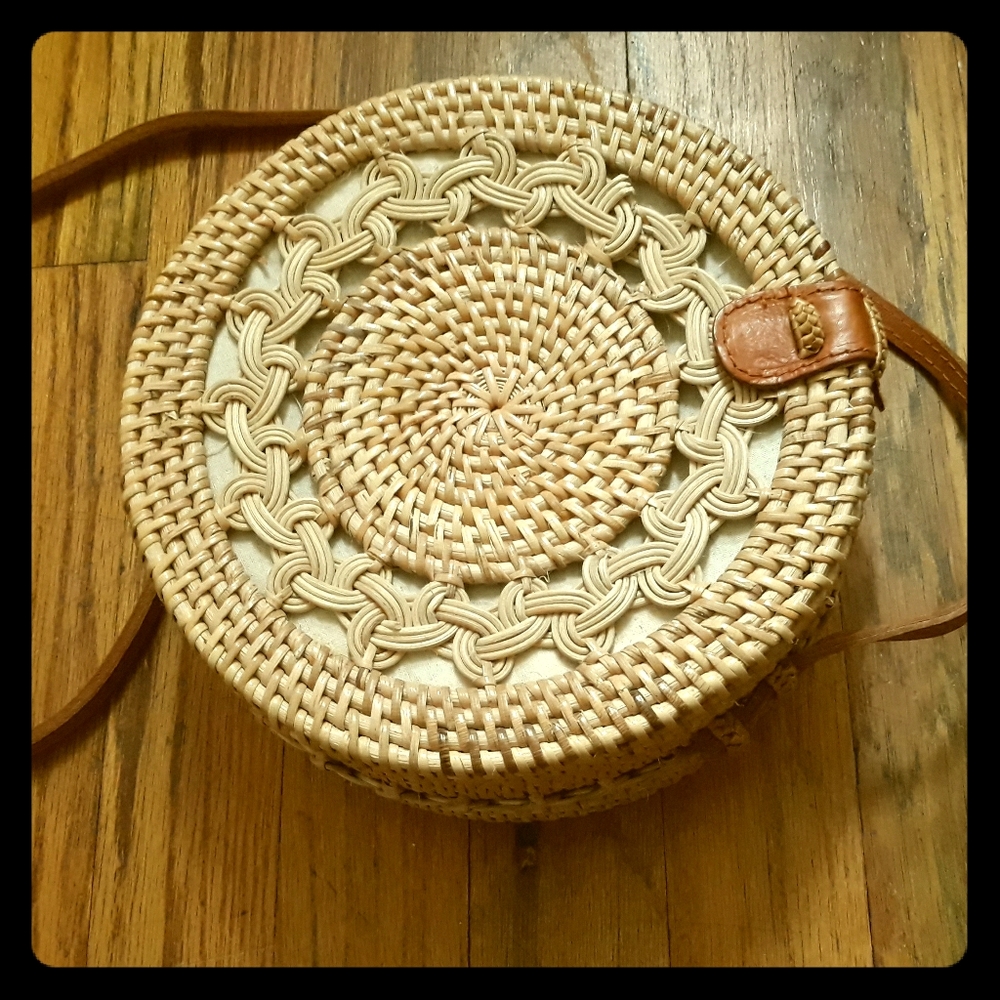 Rattan Summer Tote🏖
